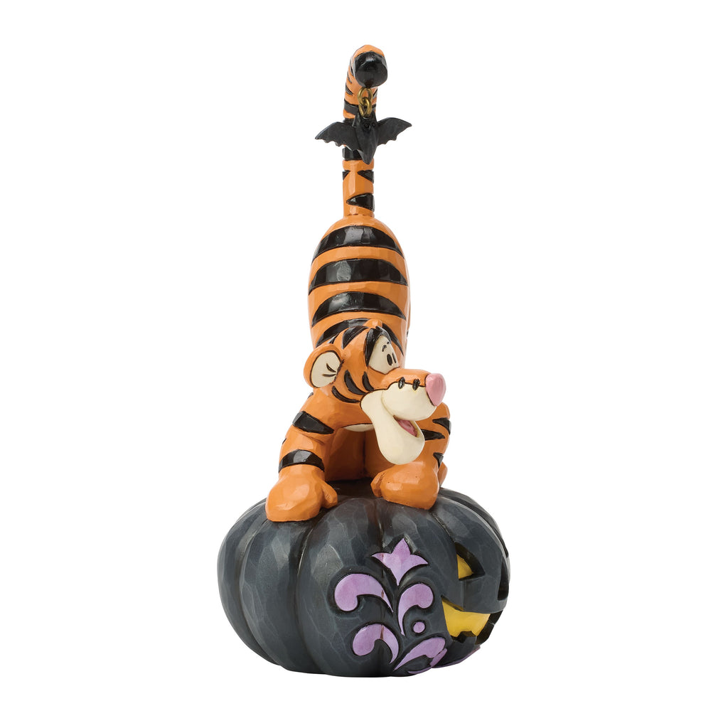 Disney Traditions Tigger on black Jack-o-Lantern - PREORDER