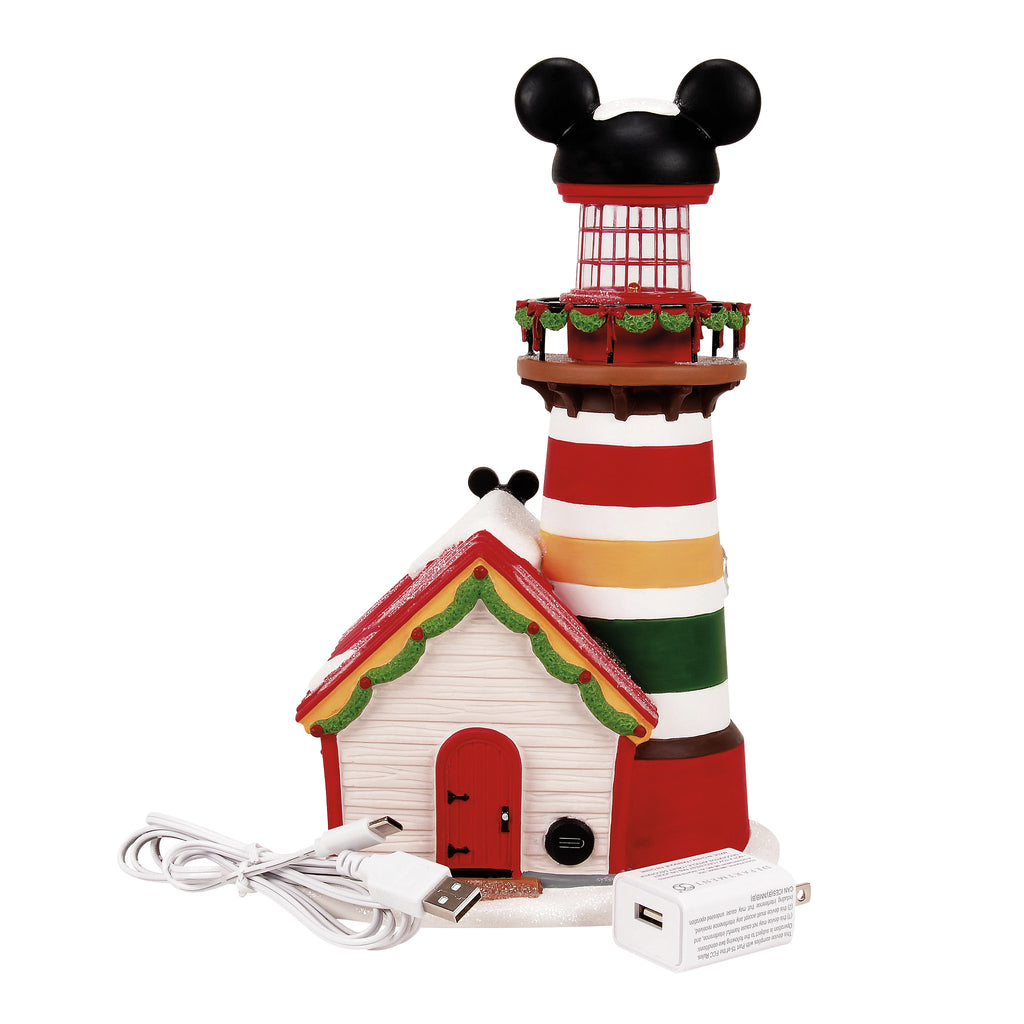 Disney Village Keeping A Watch For Santa Lighthouse -PREORDER