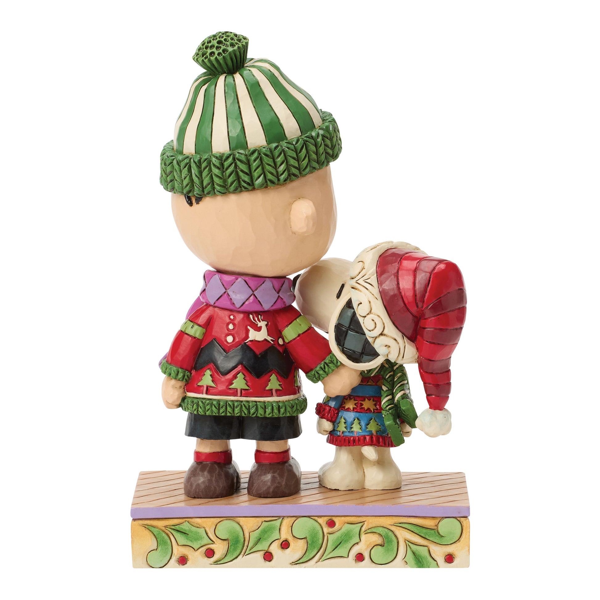 Jim Shore Snoopy & Charlie Xmas Sweaters