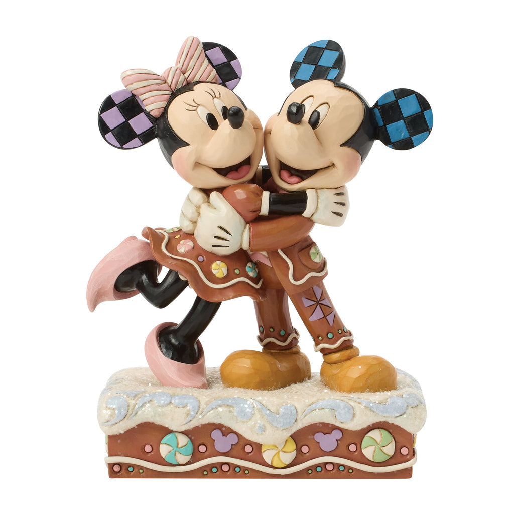 Disney Traditions Mickey and Minnie Gingerbread- PREORDER