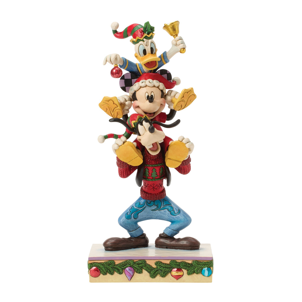Disney Traditions Mickey Donald Goofy Stacked- PREORDER
