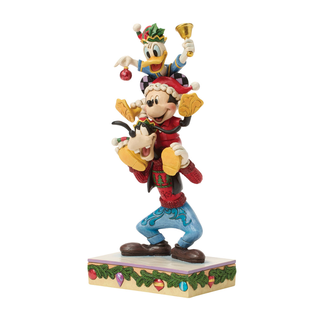 Disney Traditions Mickey Donald Goofy Stacked- PREORDER