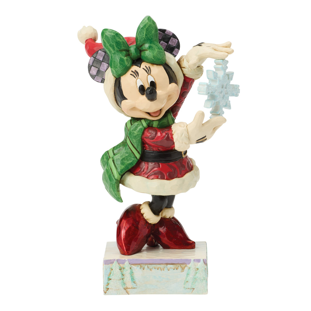 Disney Traditions Minnie with Snowflake - PREORDER