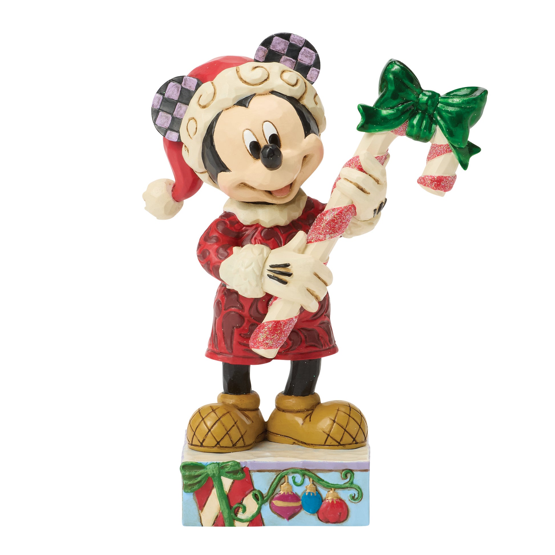 Disney Traditions Mickey with Candy Cane - PREORDER