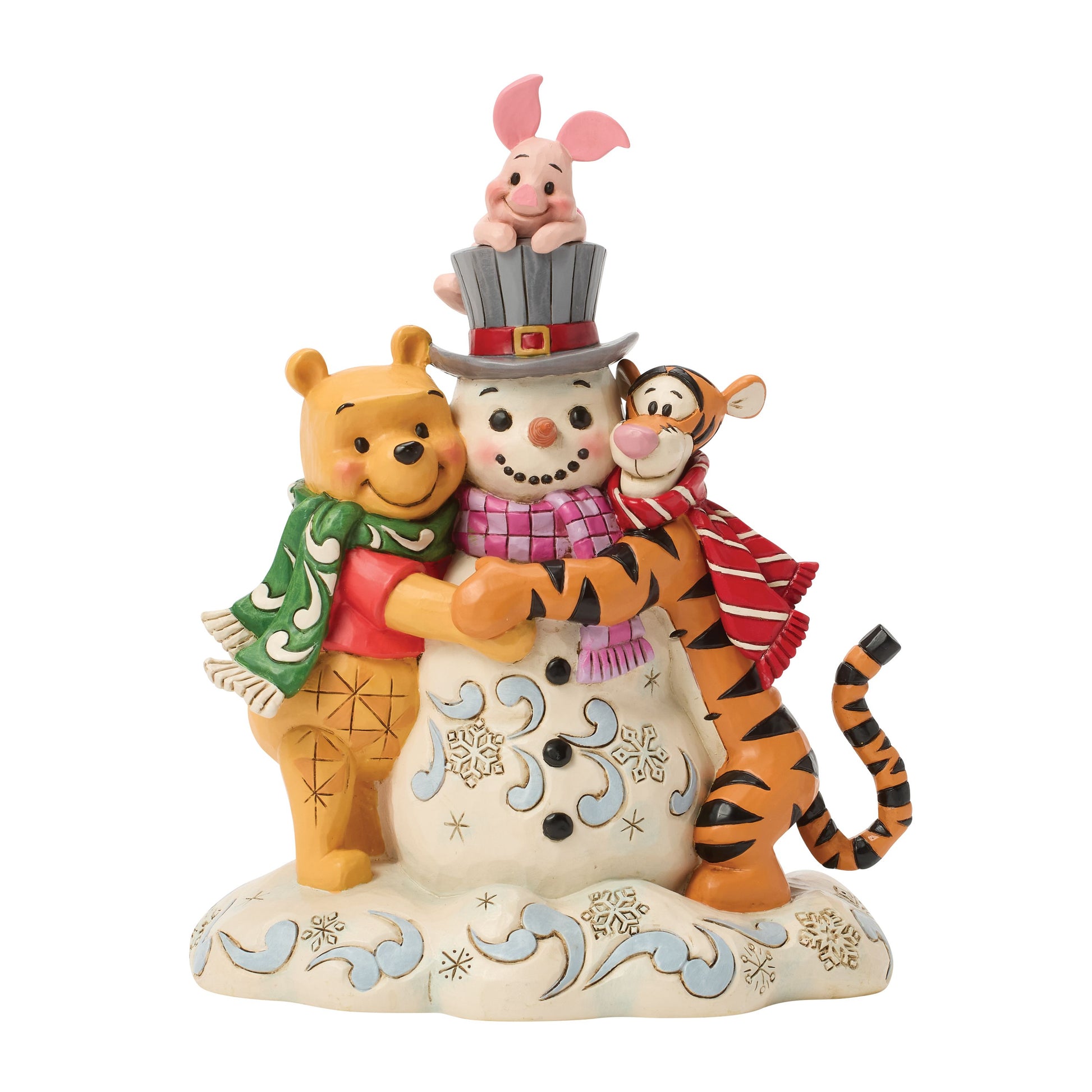 Disney Traditions Pooh & Friend Snowman - PREOREDER