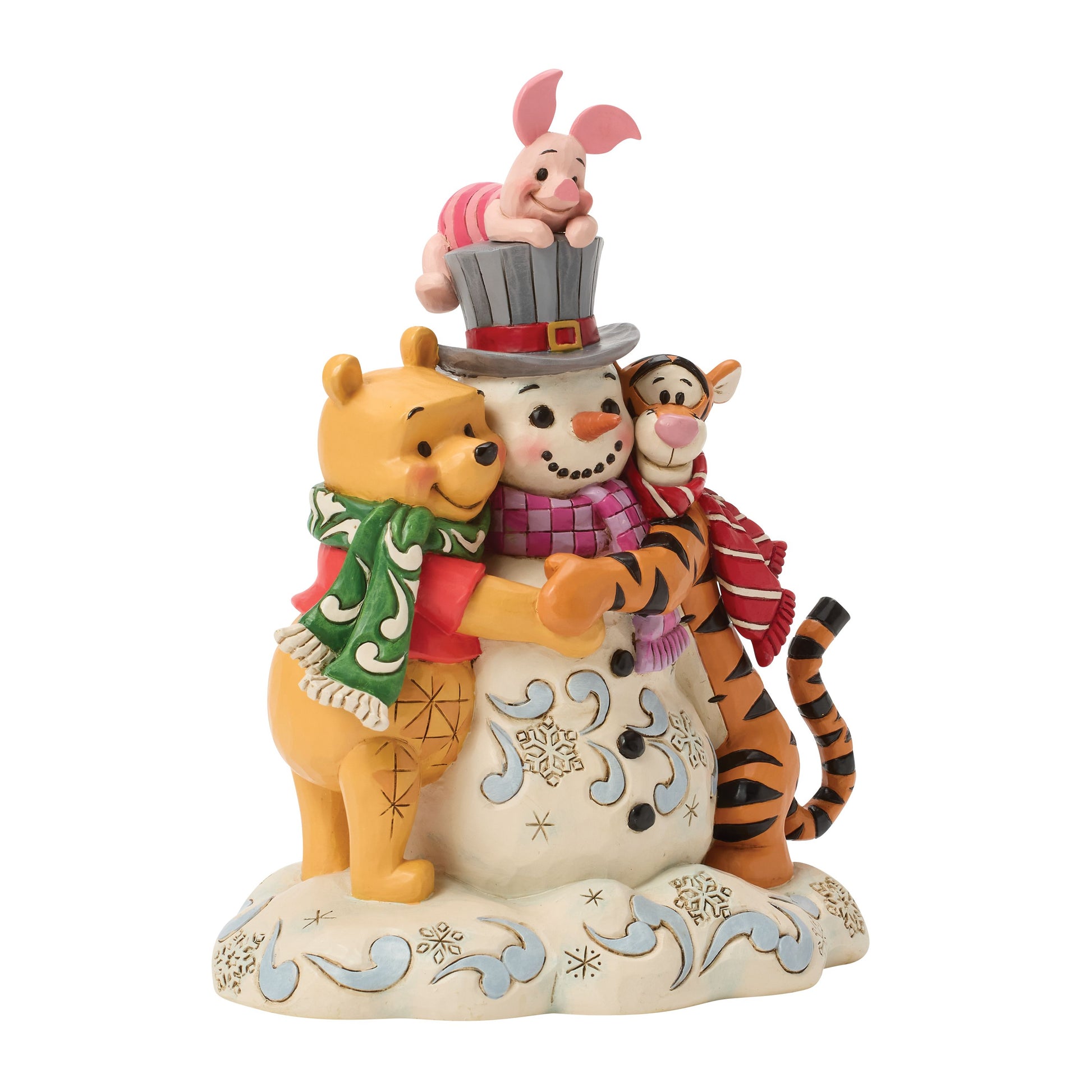 Disney Traditions Pooh & Friend Snowman - PREOREDER