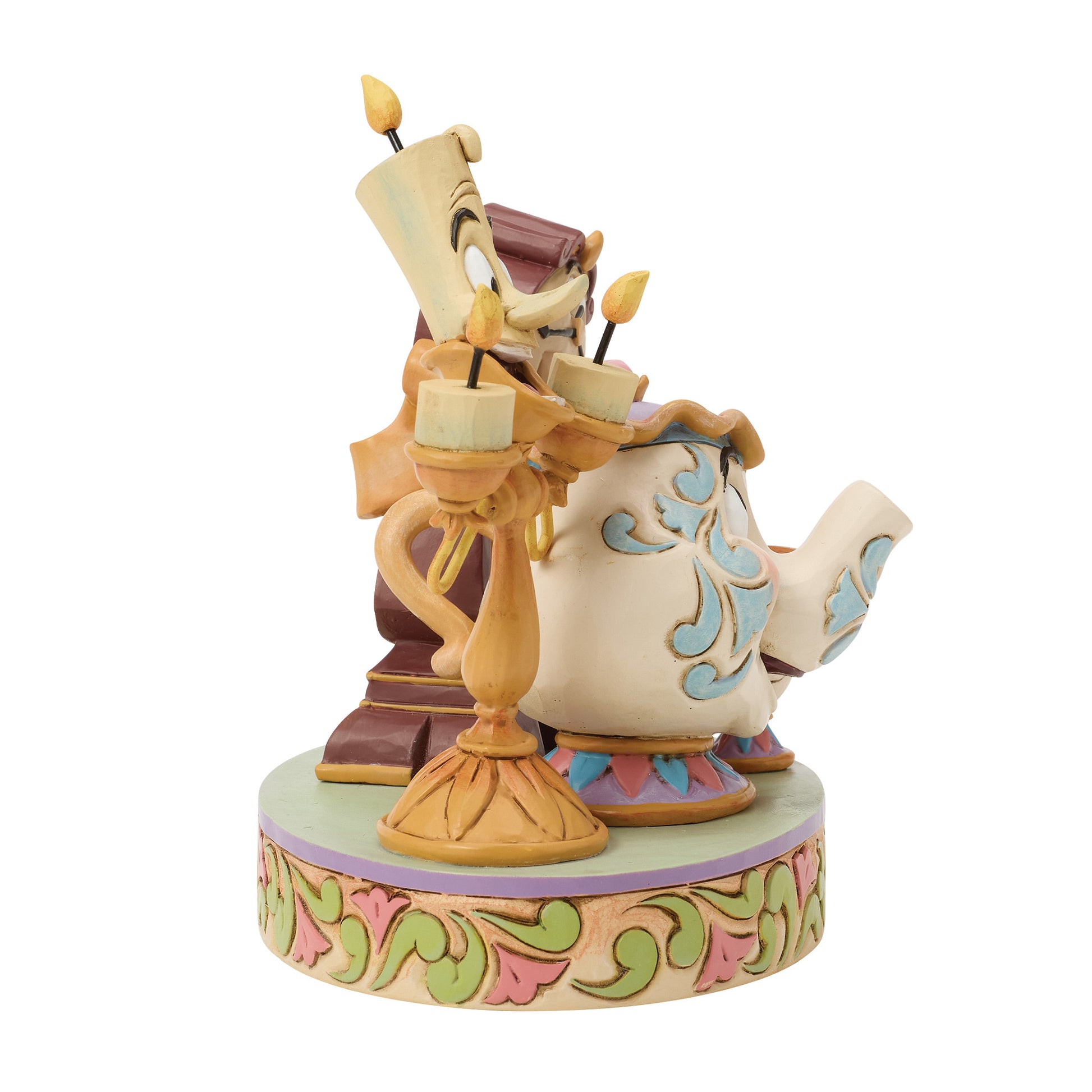 Disney Traditions Lumiere Mrs Potts Cogsworth - PREORDER