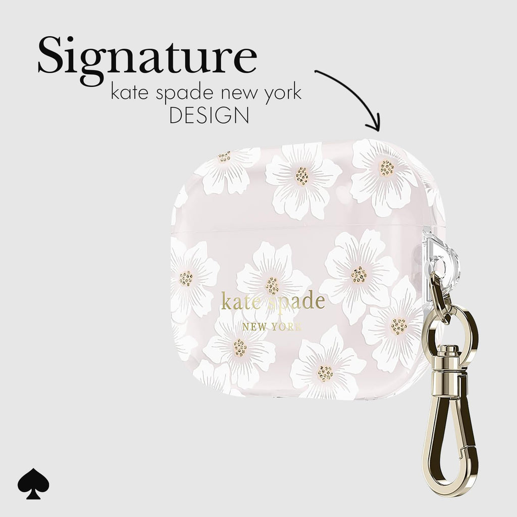 Kate Spade AirPods Pro Protective Case with Keychain Ring