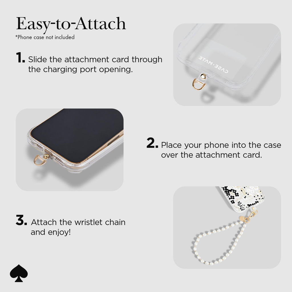 Kate Spade Phone Charm - Sea Pearl