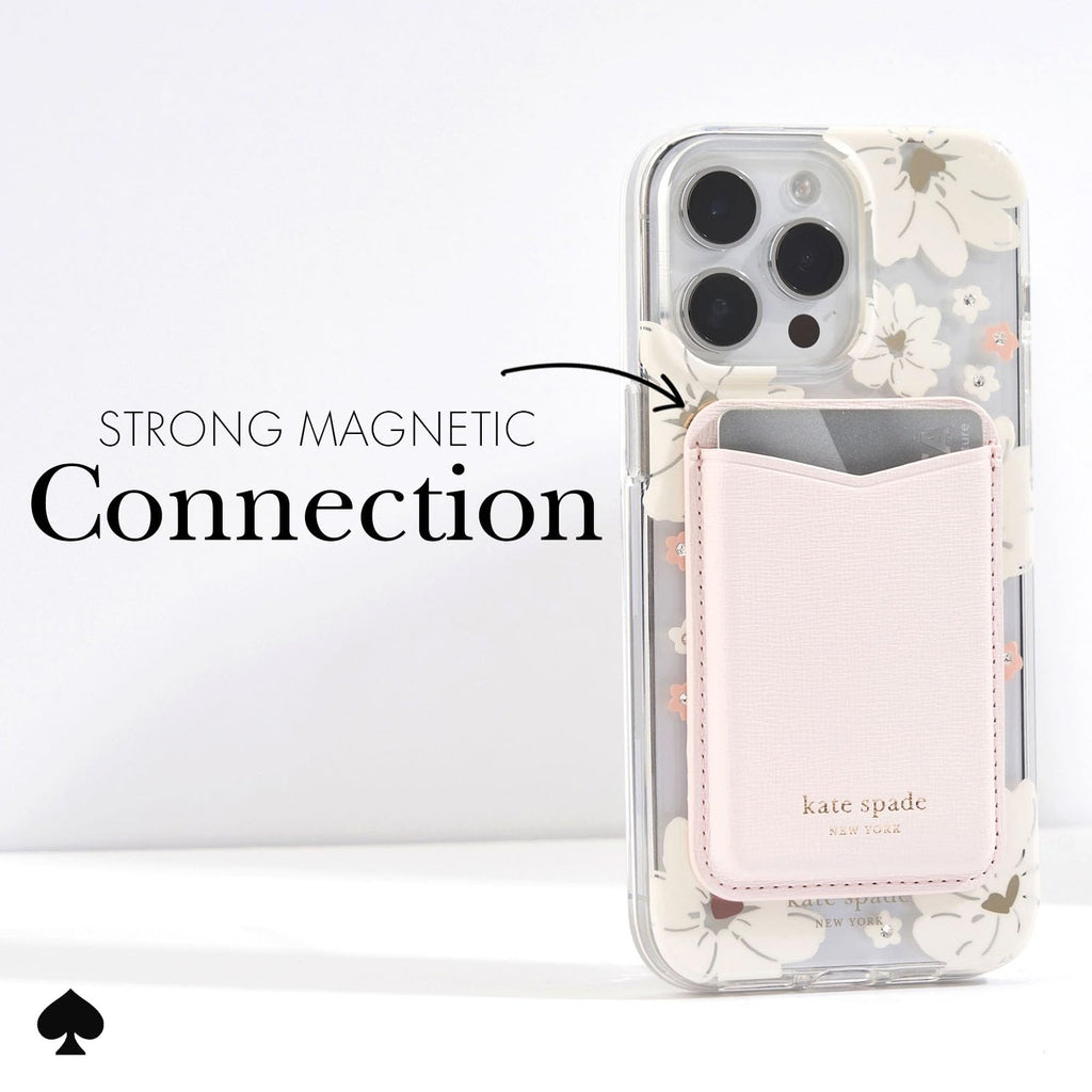 Kate Spade Pale Dogwood Magnetic Wallet/Card Holder