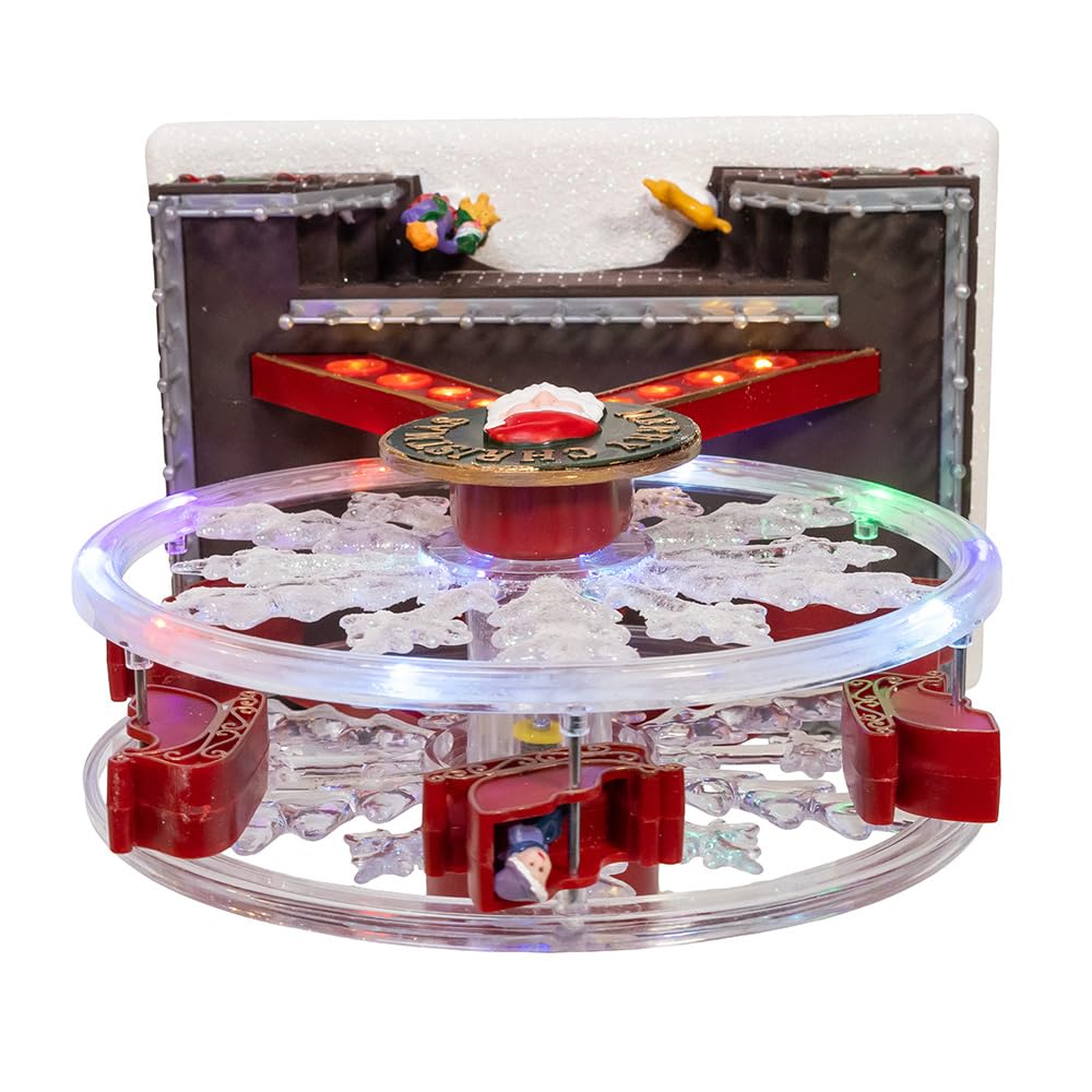 Musical Animated Santa Ferris Wheel.