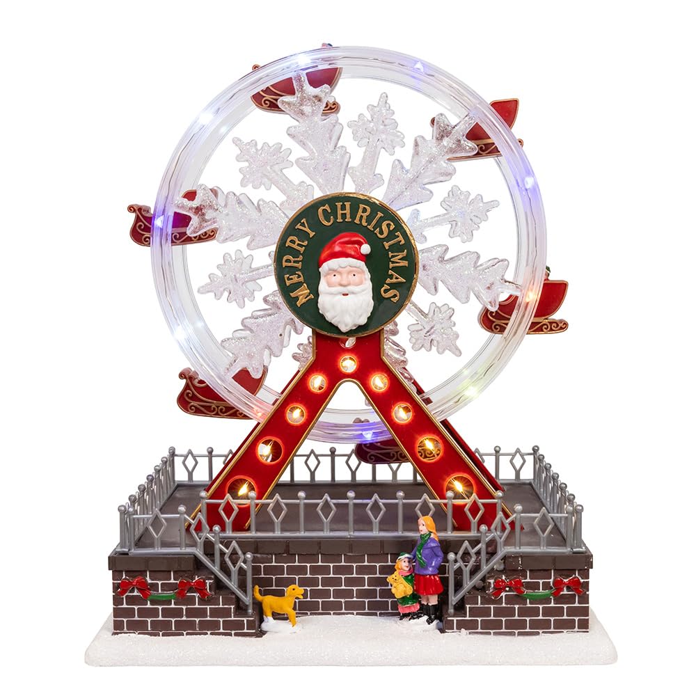 Musical Animated Santa Ferris Wheel.