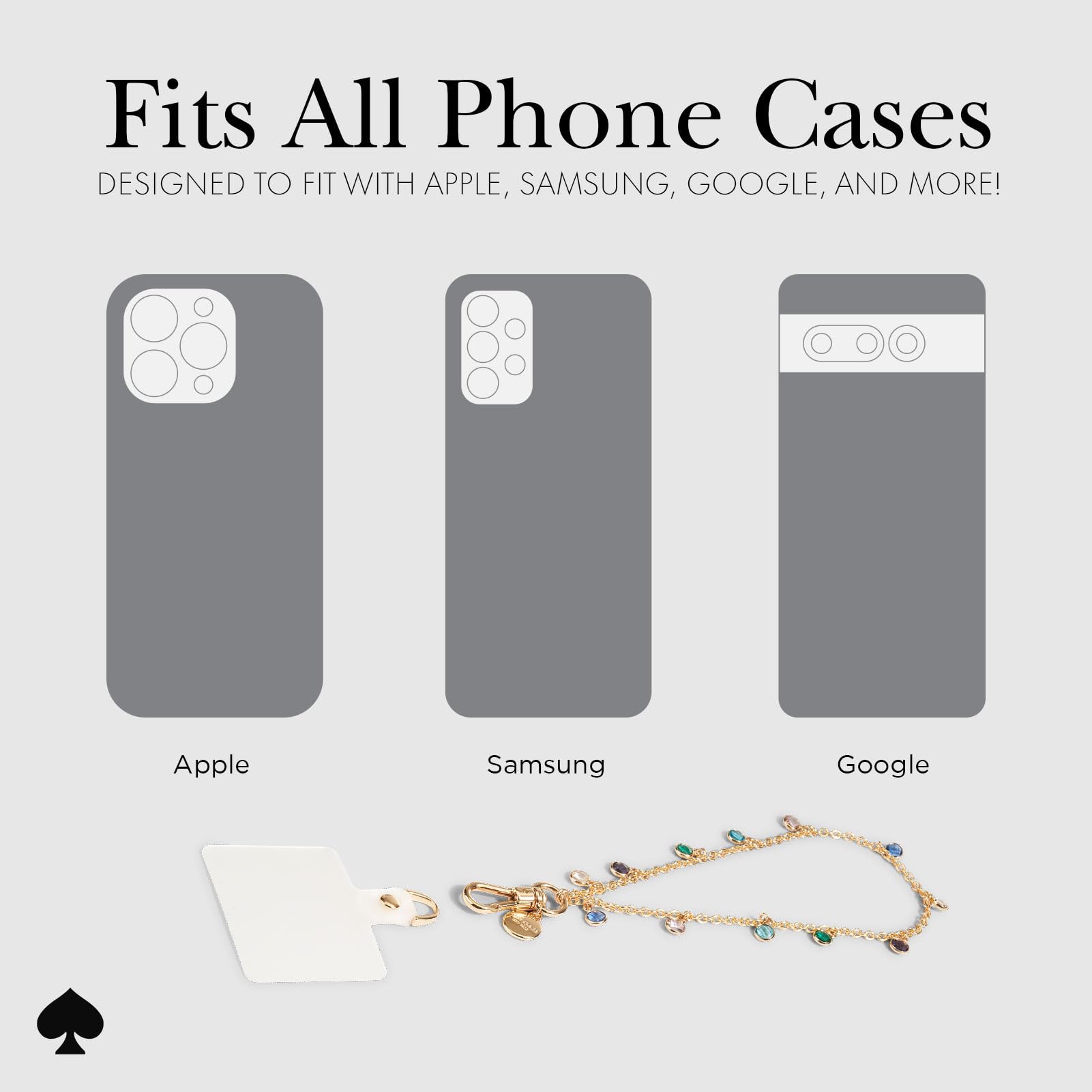 Kate Spade Phone Charm -  High Shine