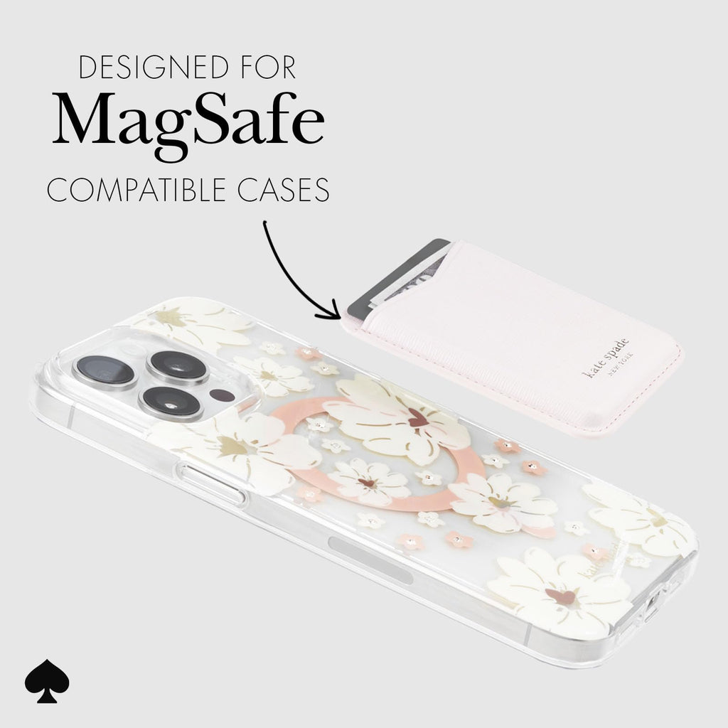 Kate Spade Pale Dogwood Magnetic Wallet/Card Holder
