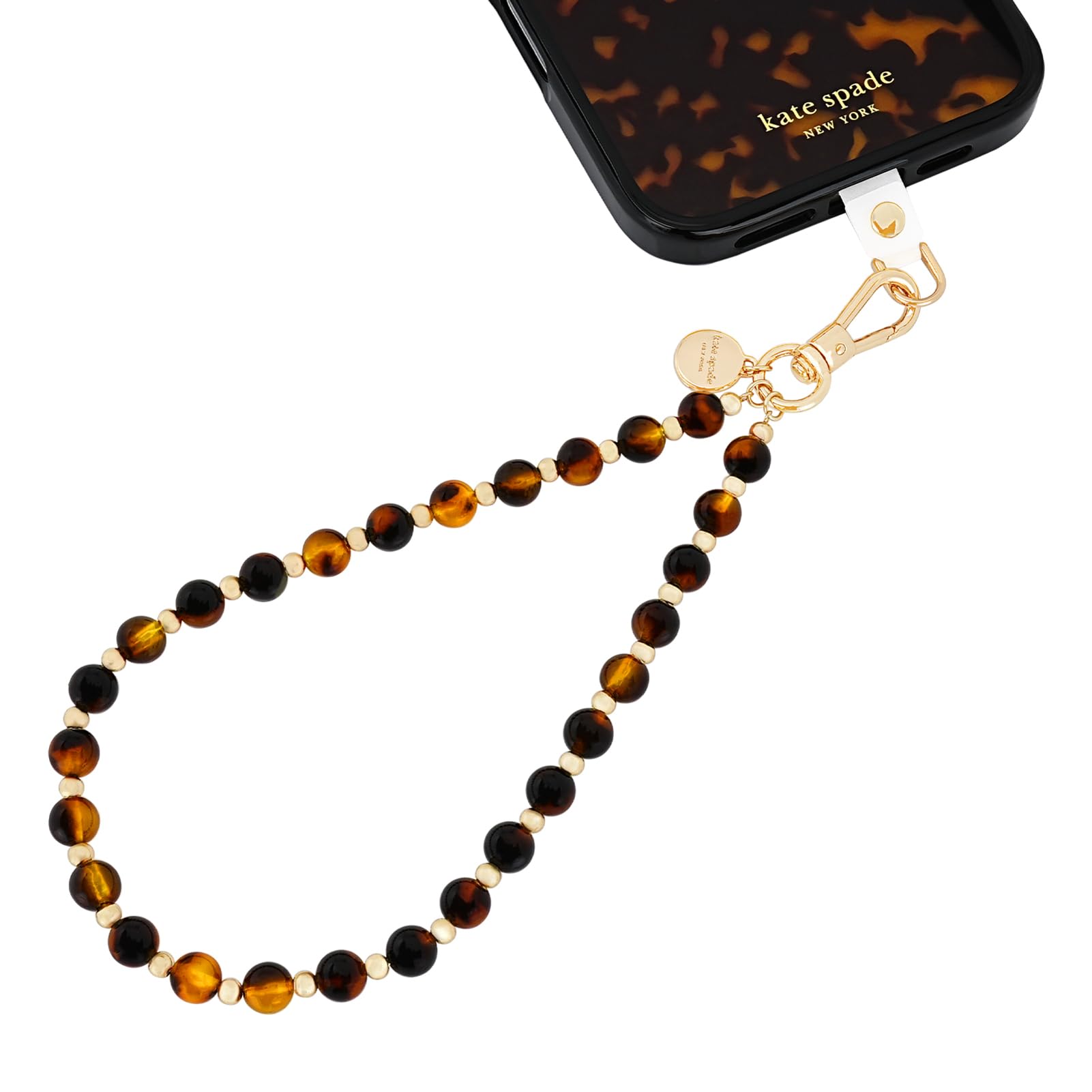 Kate Spade Phone Charm - Tortoise Bead