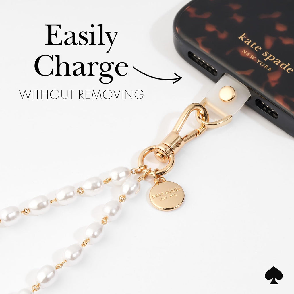 Kate Spade Phone Charm - Sea Pearl