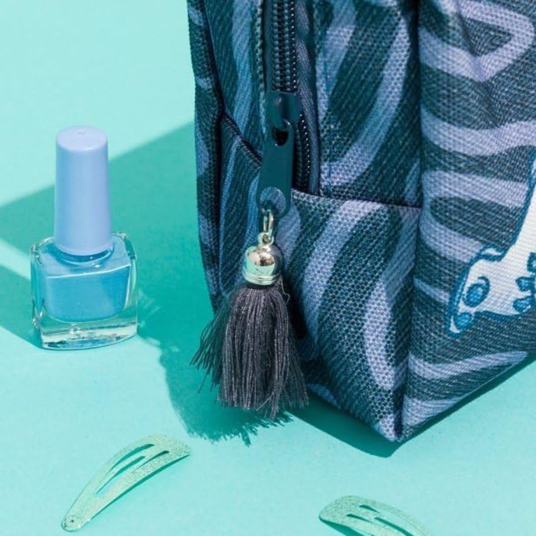 Disney Stitch Denim Cosmetic Bag
