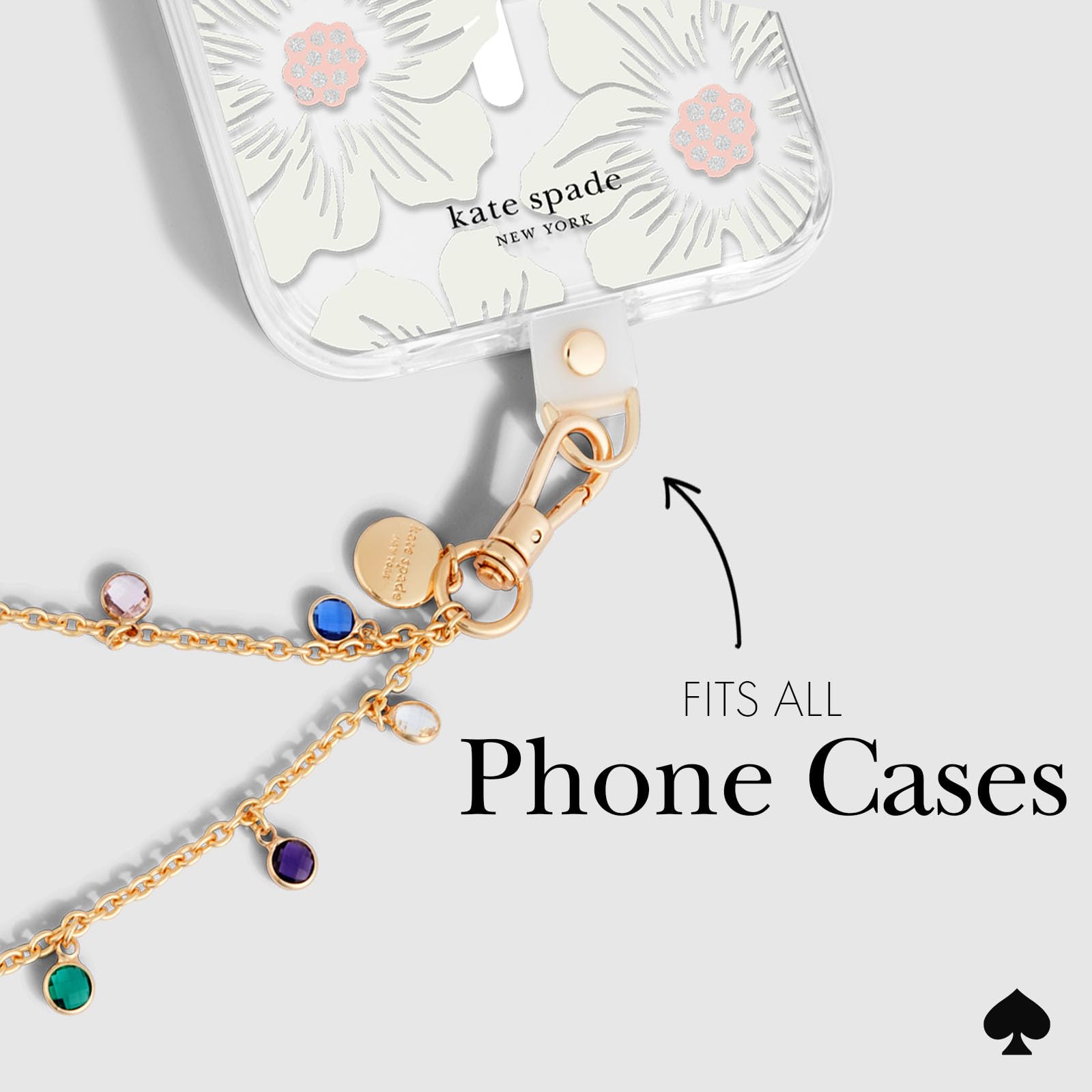 Kate Spade Phone Charm -  High Shine