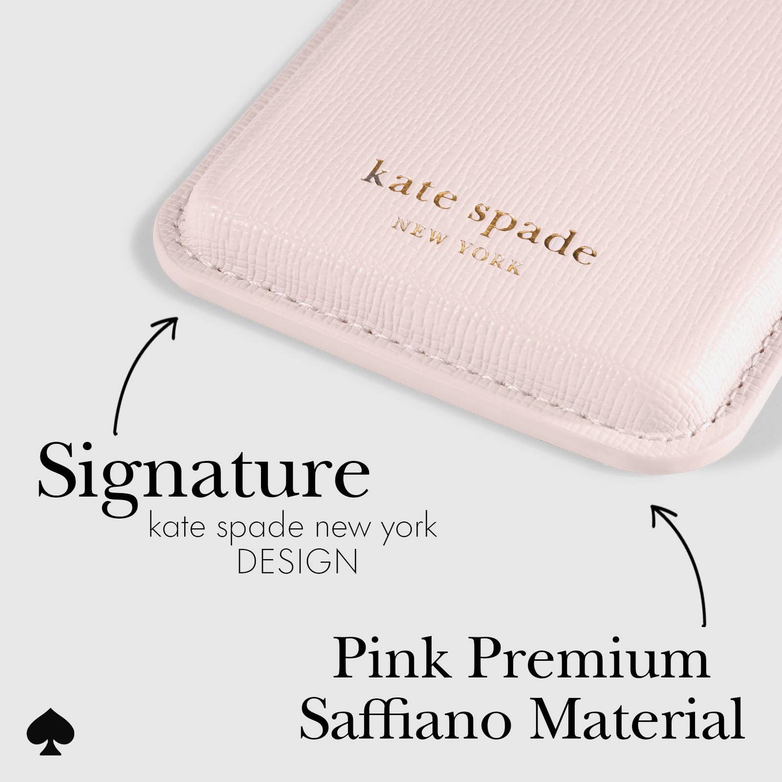 Kate Spade Pale Dogwood Magnetic Wallet/Card Holder