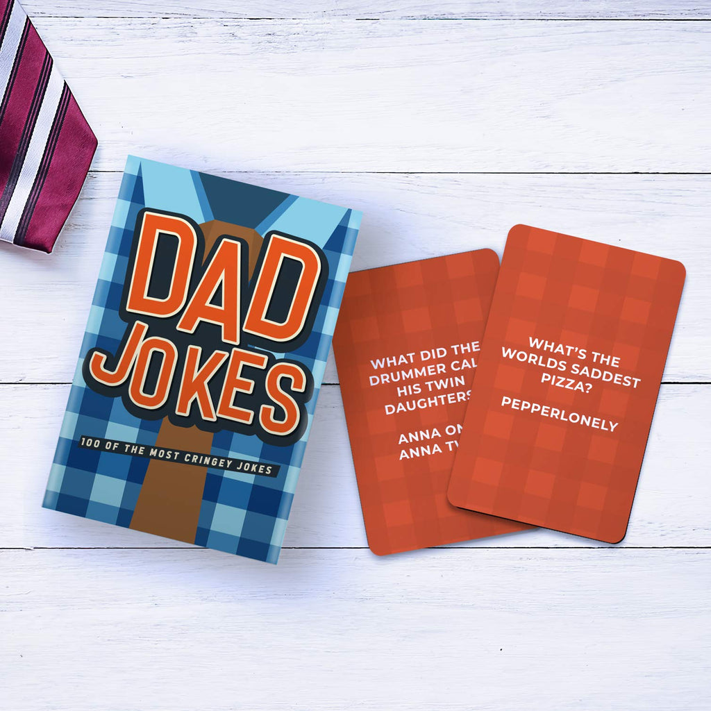Gift Republic Dad Jokes 100 Hilarious Joke Cards World's Funniest & Puns Funny Father's Day Birthday Christmas for Granddad