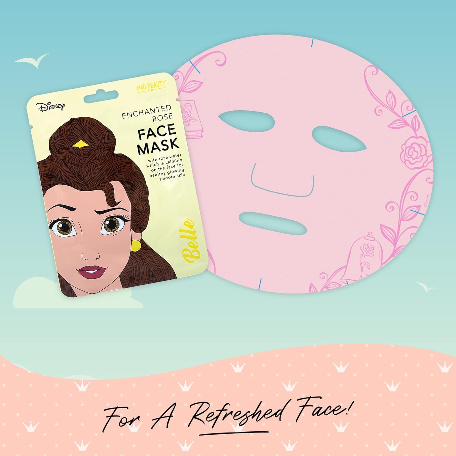 Disney Beuaty and the Beast Belle Face Mask