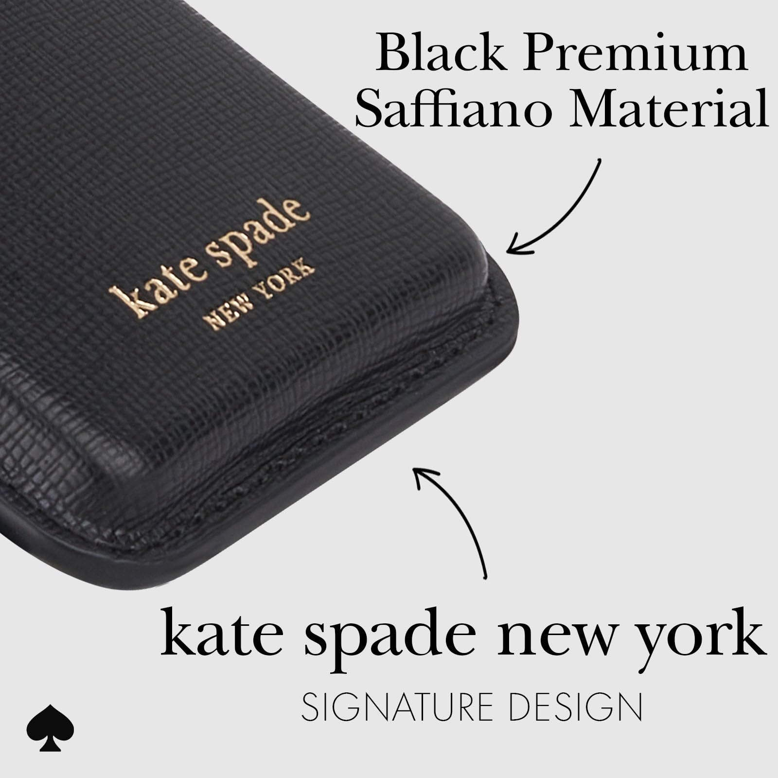 Kate Spade Magnetic Wallet/Card Holder - Black