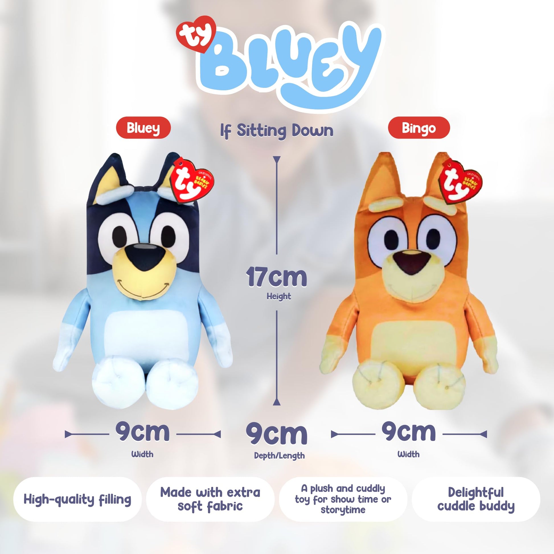TY Beanie - Bingo from Bluey TV Show
