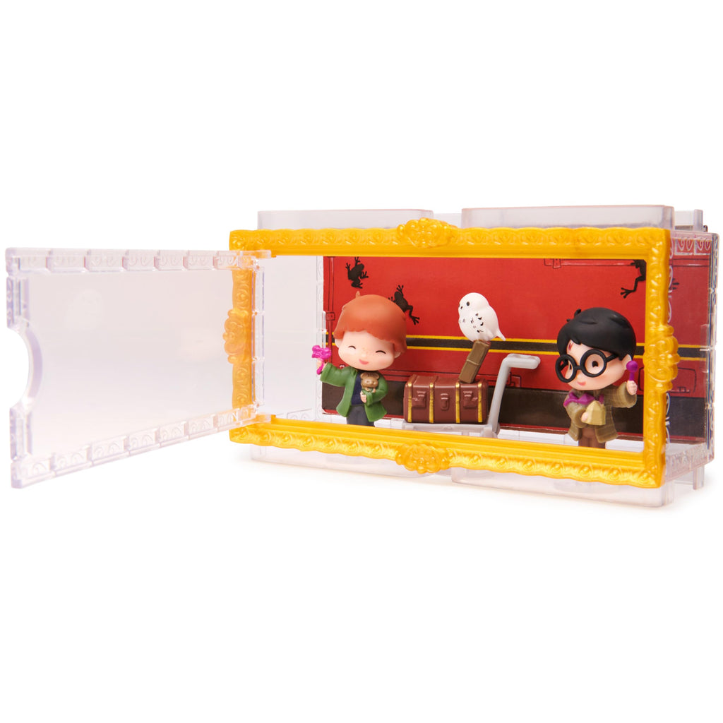 Harry Potter Micro Magical Moments Action Figures Set with Harry, Ron, Hedwig