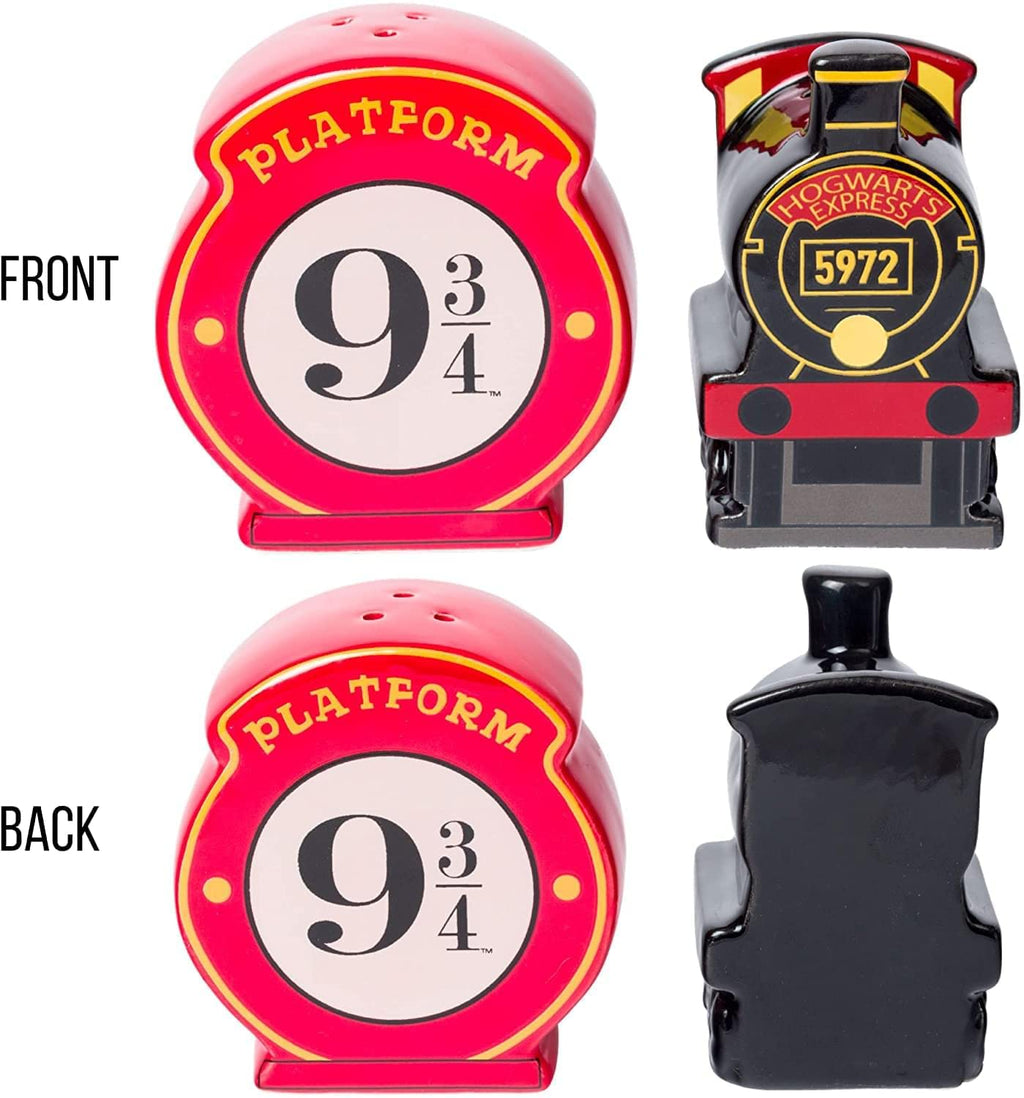 Harry Potter Hogwarts Express Platform 9 3/4 Ceramic Salt and Pepper Shaker