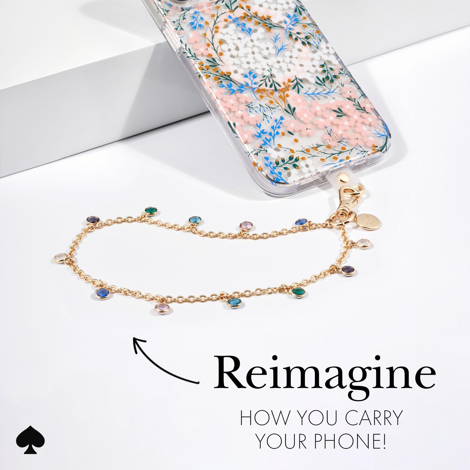 Kate Spade Phone Charm -  High Shine