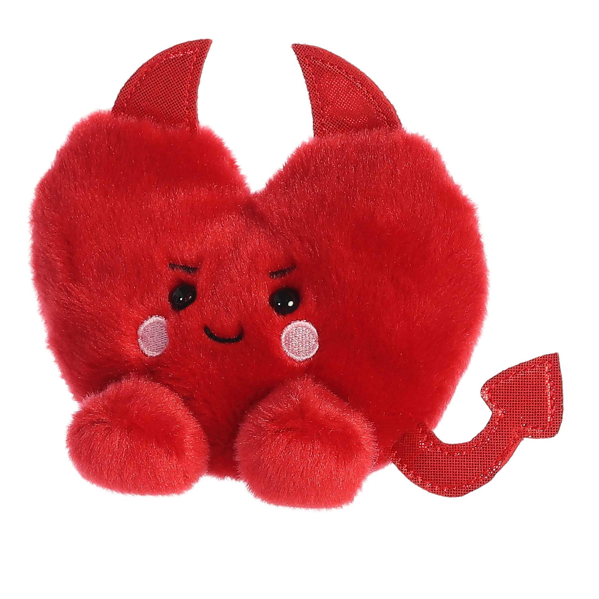 Aurora® Adorable Palm Pals™ Klaus Heart™ Stuffed Animal - Pocket-Sized Play - Collectable Fun - Red 5 Inches