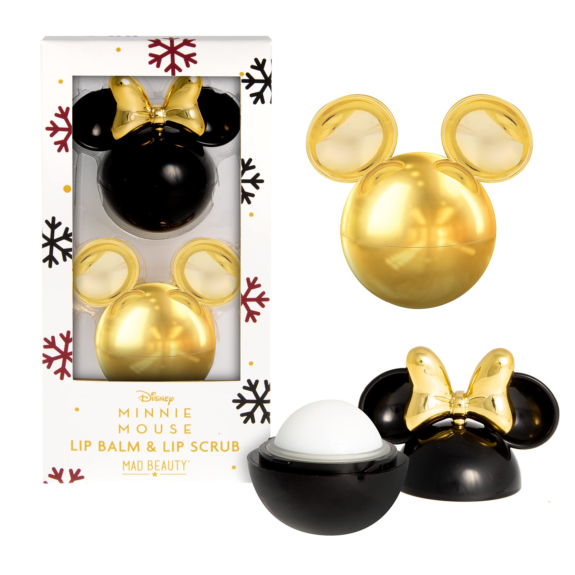 MAD BEAUTY Minnie Mouse Lip Balm & Lip Scrub Duo Set