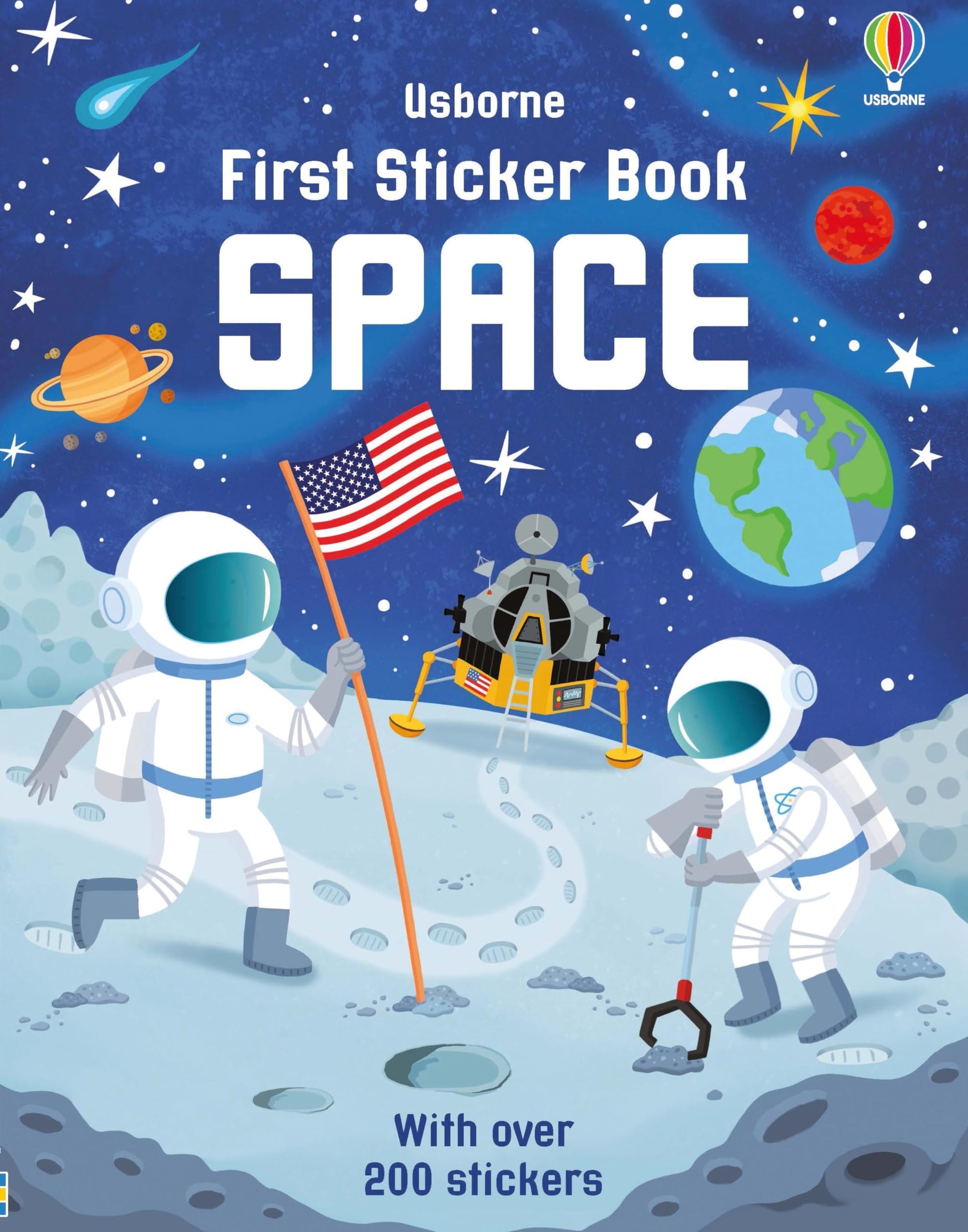 First Sticker Book Space: A Cosmic Sticker Activity Book Exploration of Planets, Rockets, and Astronauts