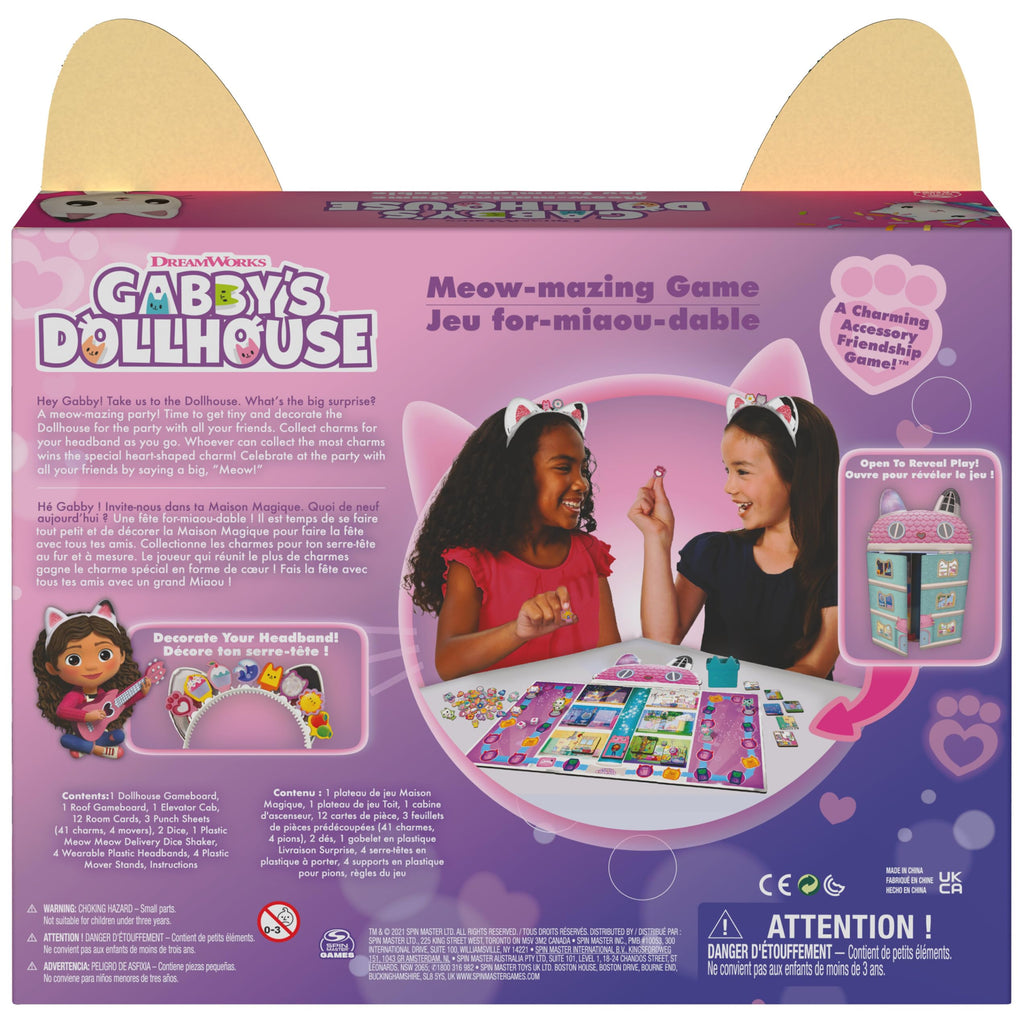 Gabby’s Dollhouse Meow-Mazing Board Game