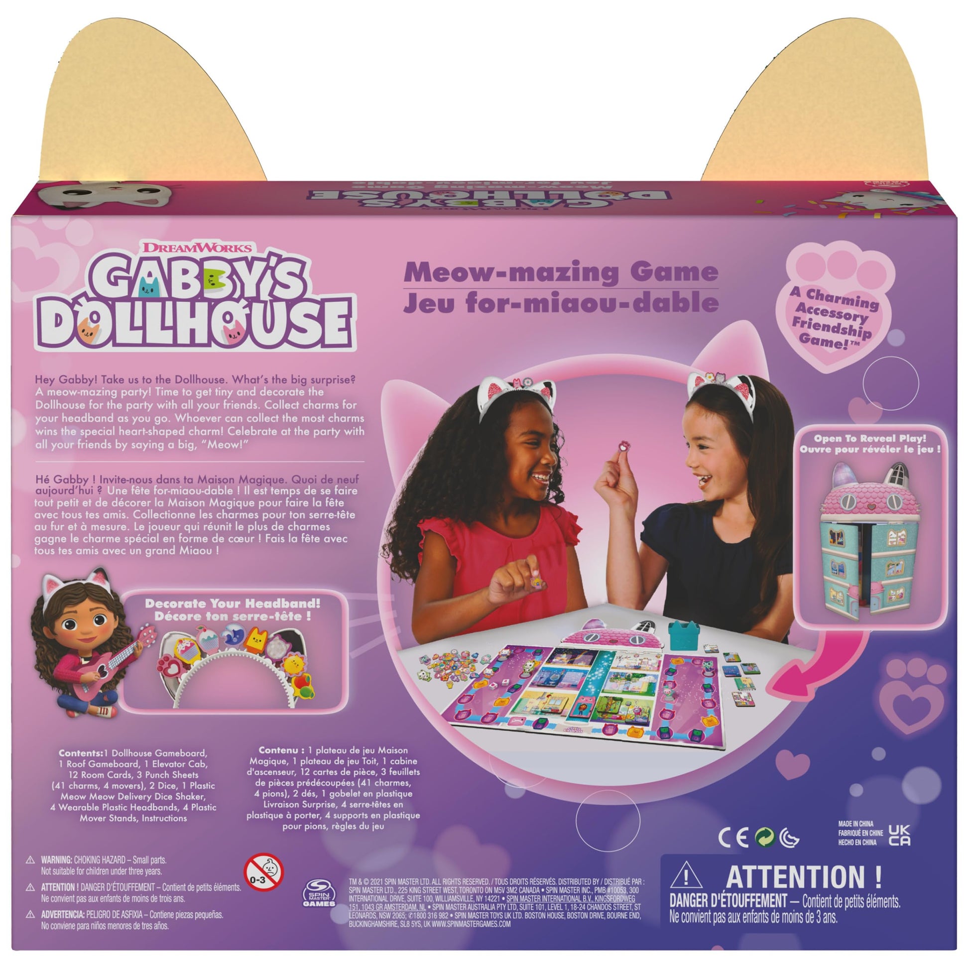 Gabby’s Dollhouse Meow-Mazing Board Game