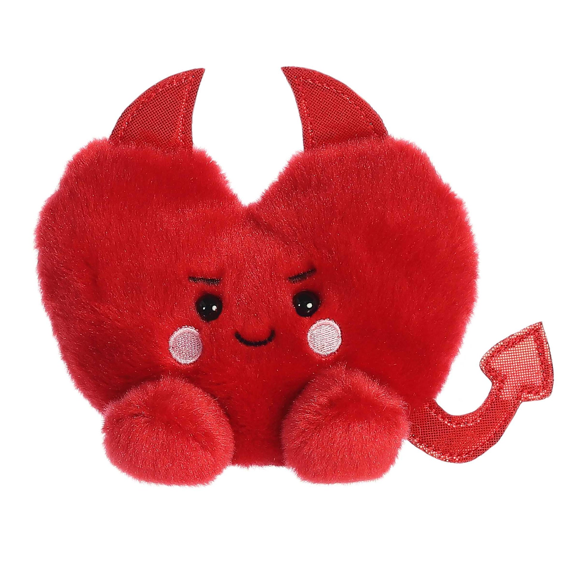 Aurora® Adorable Palm Pals™ Klaus Heart™ Stuffed Animal - Pocket-Sized Play - Collectable Fun - Red 5 Inches