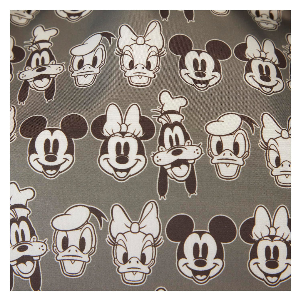Loungefly Disney Mickey and Friends Faux Leather and Canvas Mini Tote Bag