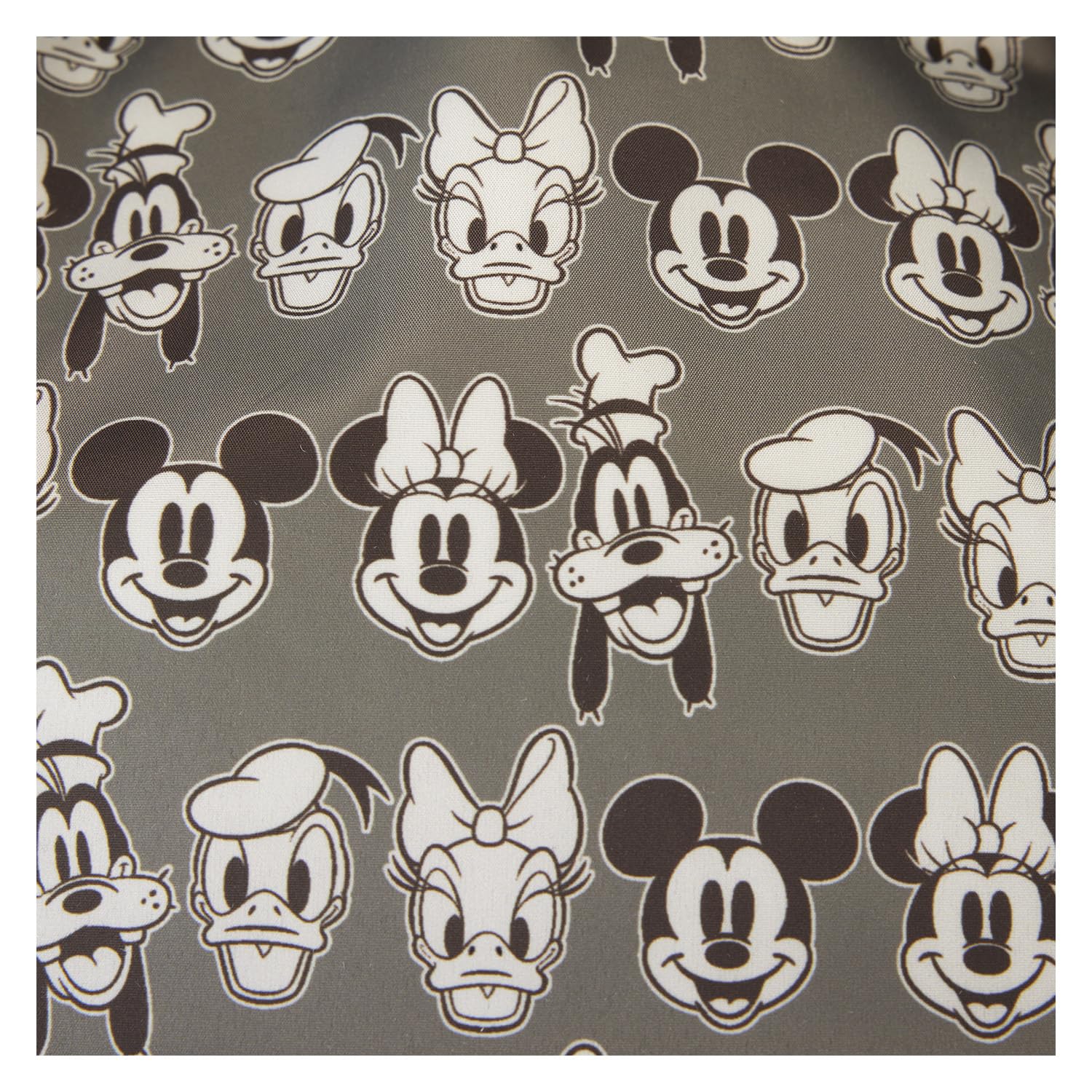 Loungefly Disney Mickey and Friends Faux Leather and Canvas Mini Tote Bag