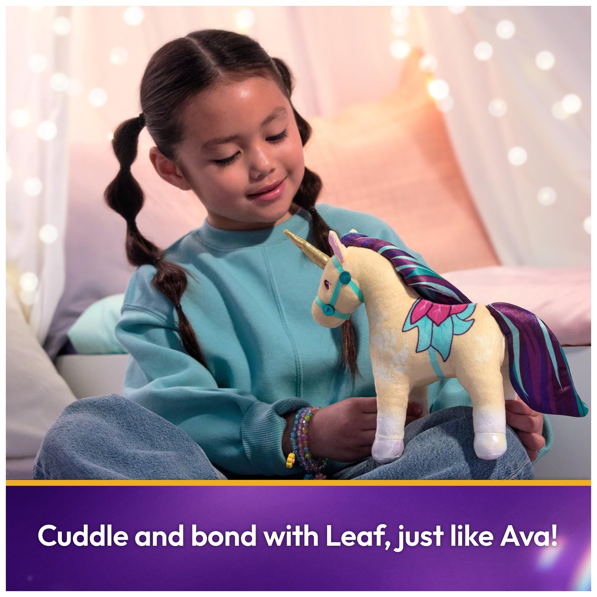 Unicorn Academy Official Leaf Plush Toy