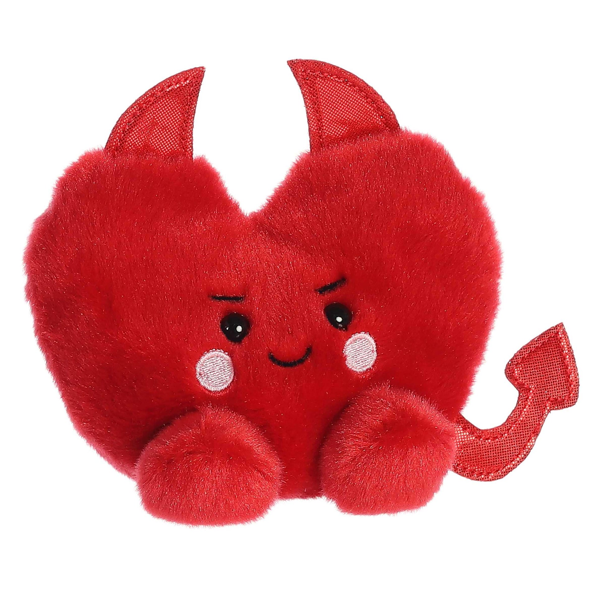 Aurora® Adorable Palm Pals™ Klaus Heart™ Stuffed Animal - Pocket-Sized Play - Collectable Fun - Red 5 Inches