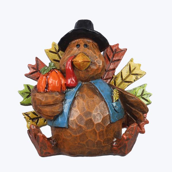 Turkey with Pilgrim's Hat Resin Tabletop
