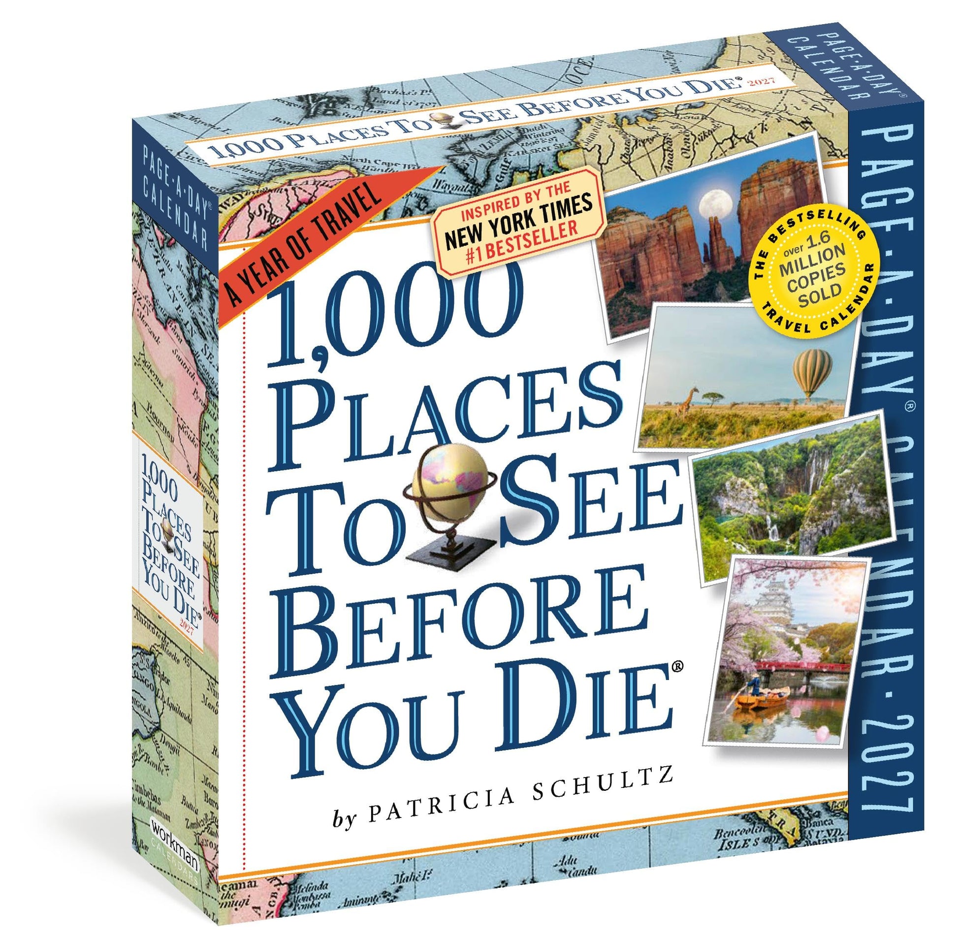 1,000 Places to See Before You Die Page-A-Day® Calendar 2027: A Year of Travel