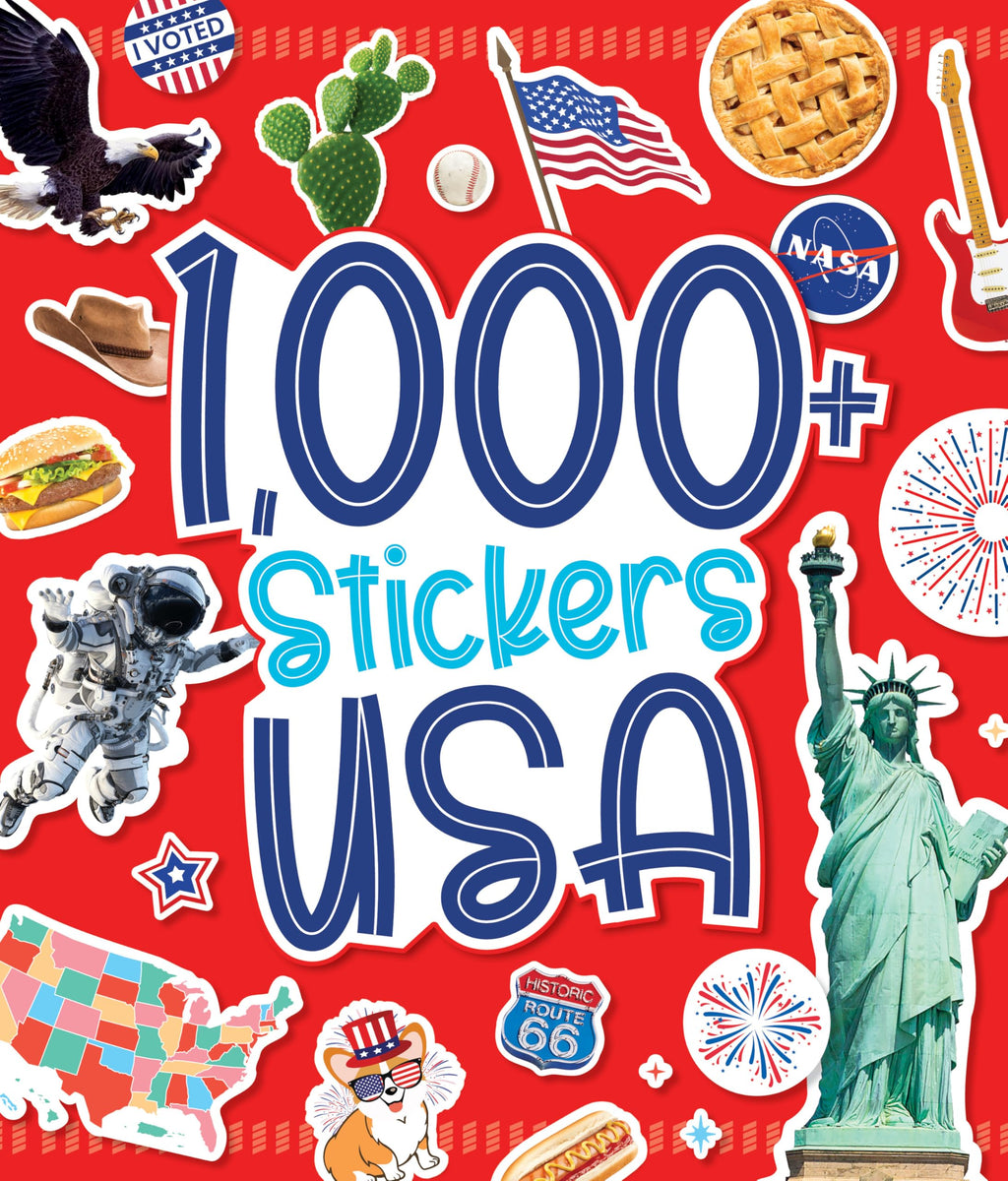 1,000 Stickers: USA: Discover the Wonders of America with Fun Stickers from Every State! (Regional Sticker Books)