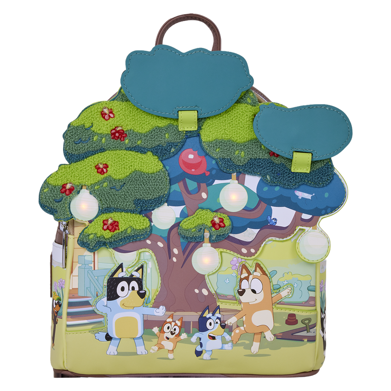 Loungefly Bluey's Backyard Light-Up Mini Backpack