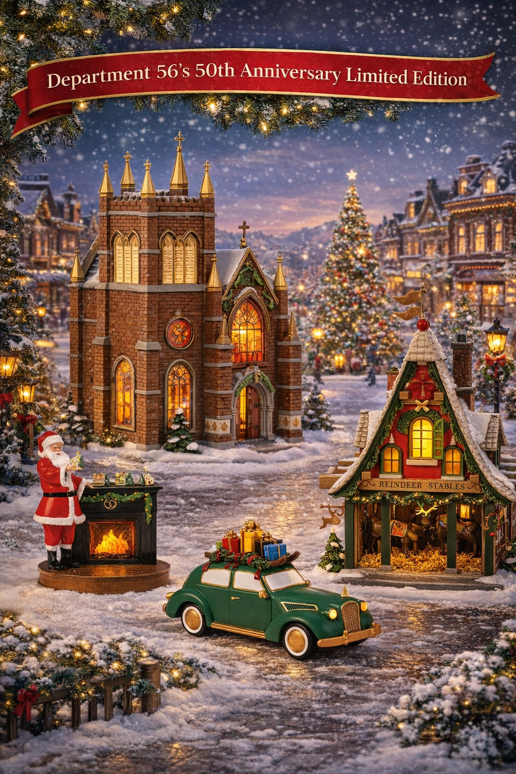 Department 56 50th Church Fraternal Charity- Limited Edition