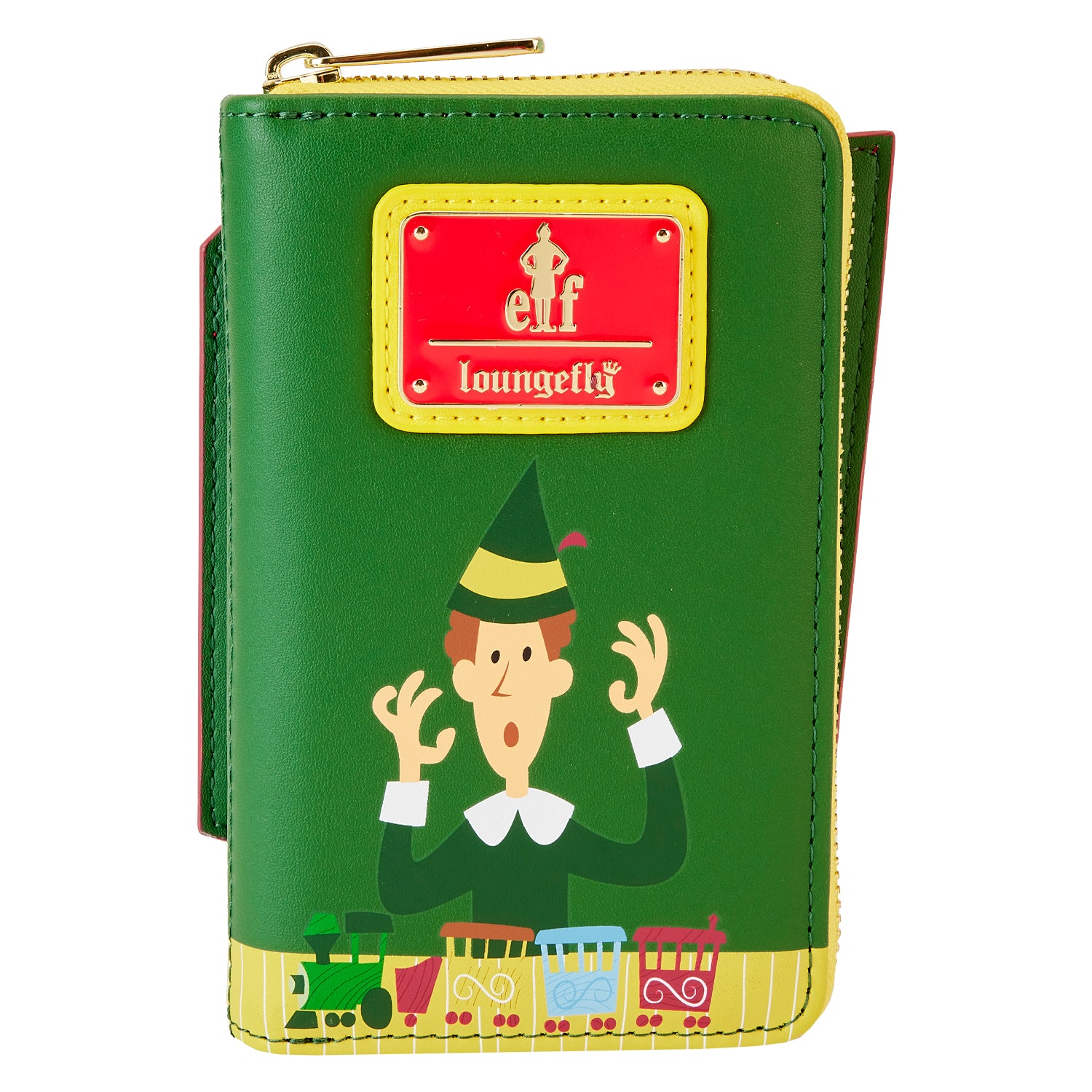 Loungefly Elf 20th Anniversary Cosplay Lenticular Zip Around Wallet