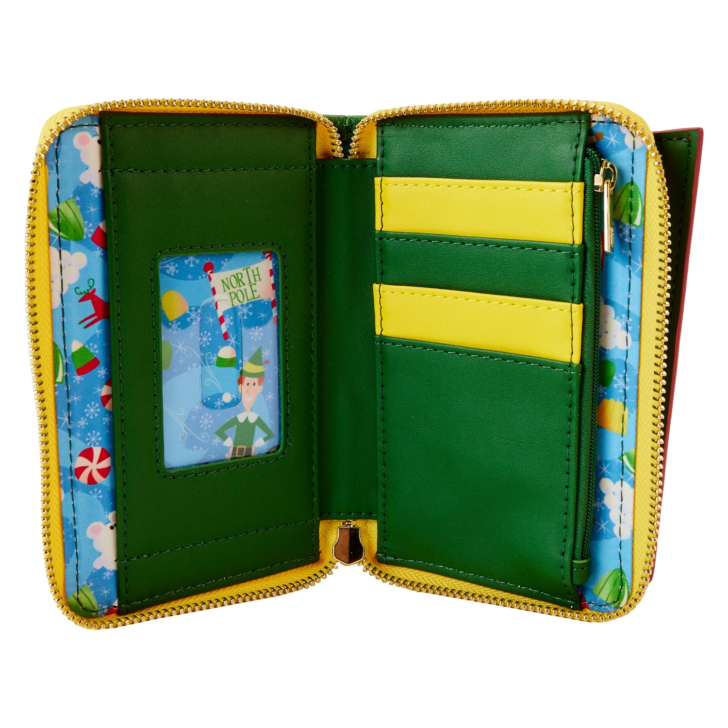 Loungefly Elf 20th Anniversary Cosplay Lenticular Zip Around Wallet