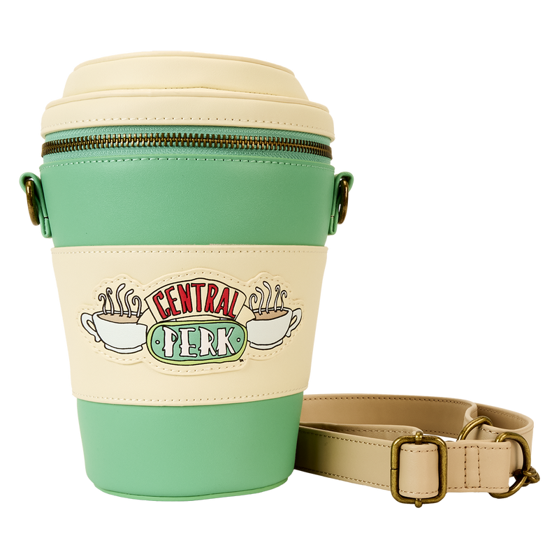 Loungefly Friends Central Perk To-Go Coffee Cup Figural Scented Crossbody