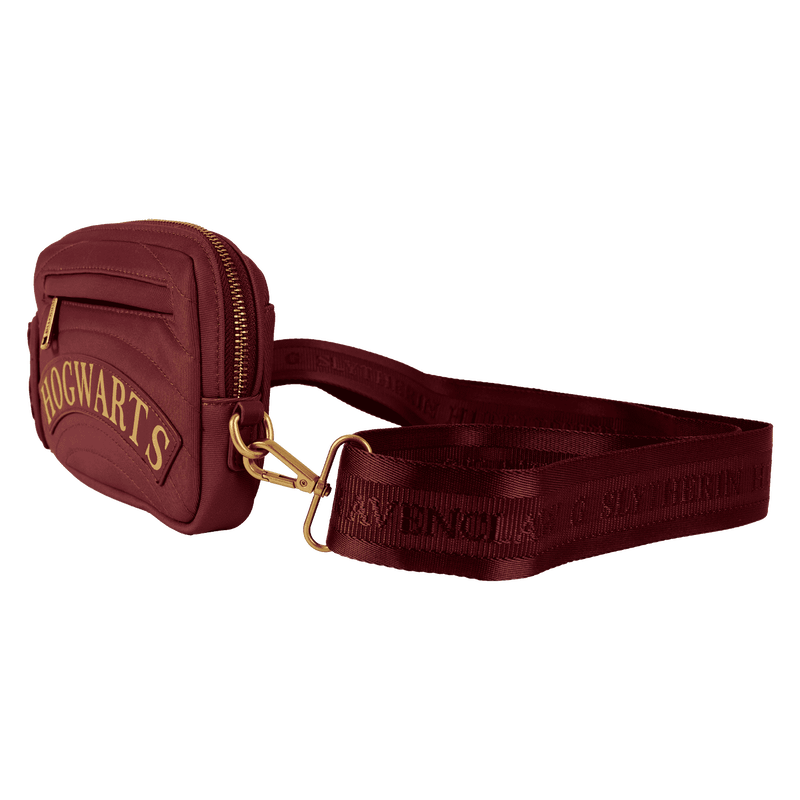 Harry Potter Hogwarts House Canvas Sling Crossbody Bag with Coin Bag