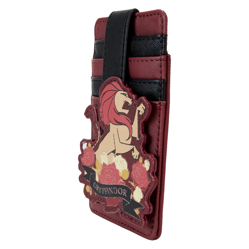 Loungefly Harry Potter Gryffindor House Floral Tattoo Card Holder